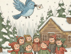 MarcelinoF86325's tweet photo. 📬 Blu, please deliver this to the wonderful folks at Camp Haven: You're doing an amazing job spreading joy! Blu's juggling letters like a pro in the snow—such a cute little challenge! Can't wait to see the smiles. — Sent with DataHaven 💙 @DataHaven_xyz https://t.co/F3HVdLwRs9