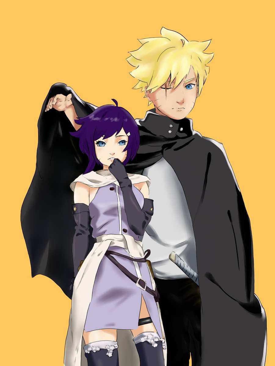 Timoni99's tweet image. My take on Boruto and Himawari before I saw their official designs in the manga. Exploring a new look for the next generation in the Naruto universe 💫

#animeartist #BorutoTwoBlueVortex #Himawari #DigitalArtist #BORUTO