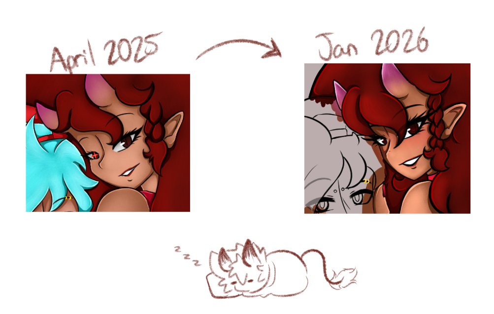 ashvinities's tweet image. im choosing to redo some of the older art in my mod and im just posting this because i almost cried seeing how eight months has affected my art