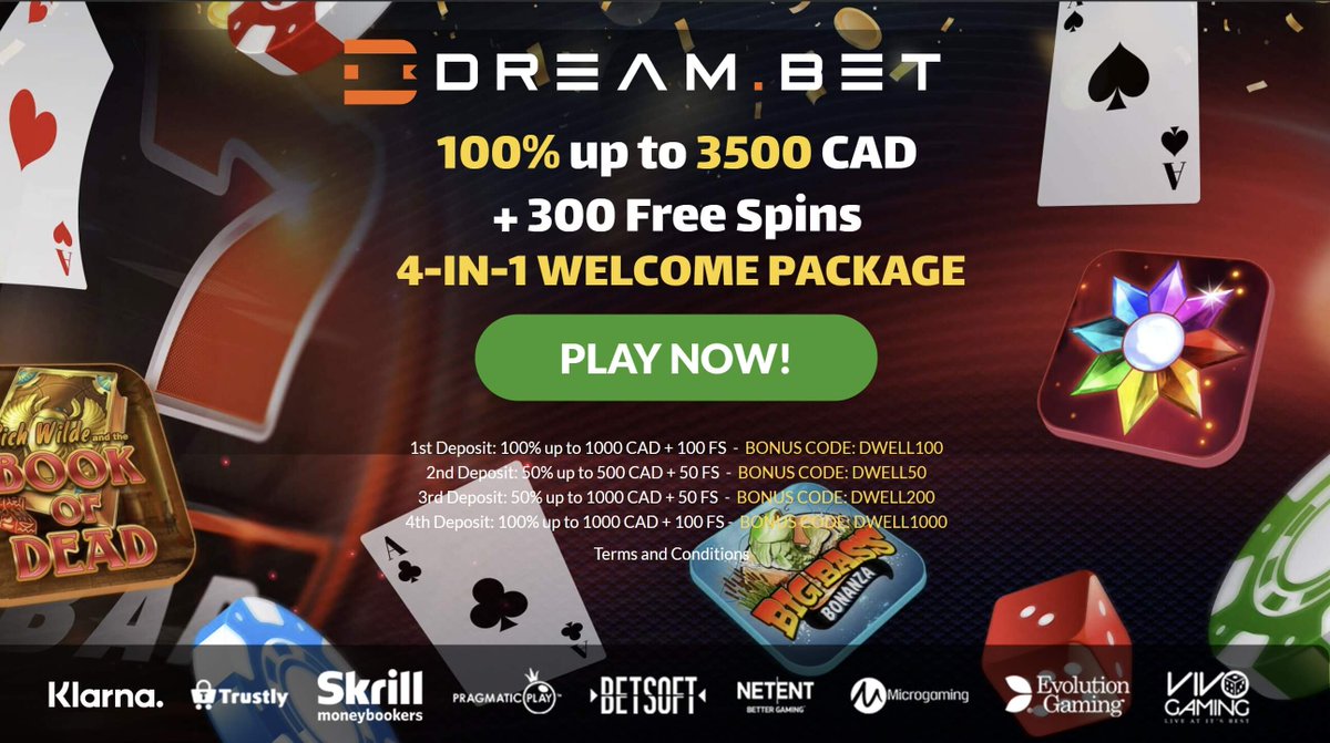 CasinosAll's tweet photo. Happy Sunday! We've just added a brand new review of  #dreambet  for our readers - the results are now in! #newcasinoscanada #allcanadacasinos #newslotsites #sportsbetting https://t.co/1yNd73w2nL https://t.co/jvkCk0Tz7B