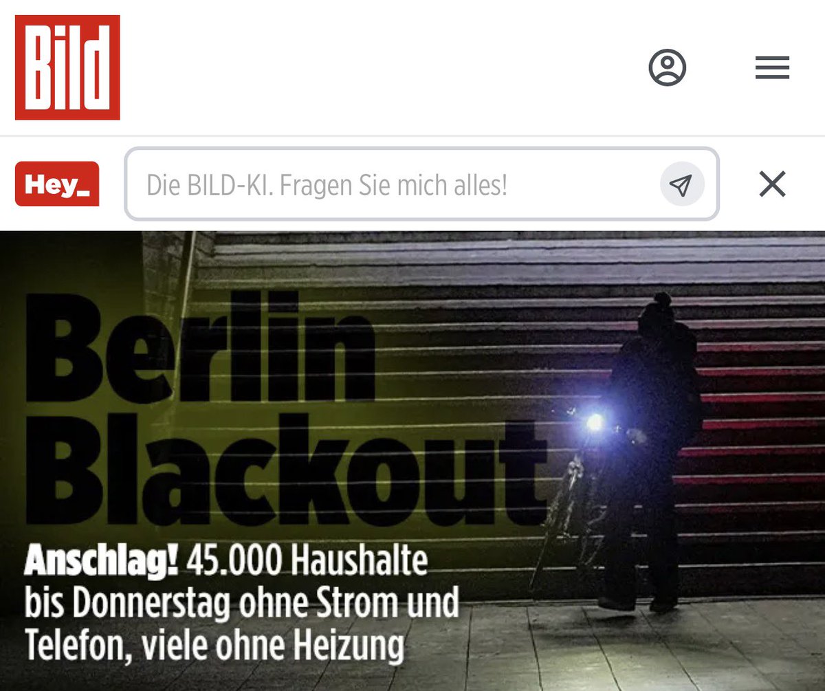 Immer daran denken: Für zehntausende Flüchtlinge konnte man sofort in Hotels Unterbringung finden.

Für vom Stromausfall betroffene Berliner, die ohne Strom und Heizung bei Minusgraden gefangen sind, nicht. 

Ihre <a href="/CDU/">CDU Deutschlands</a>