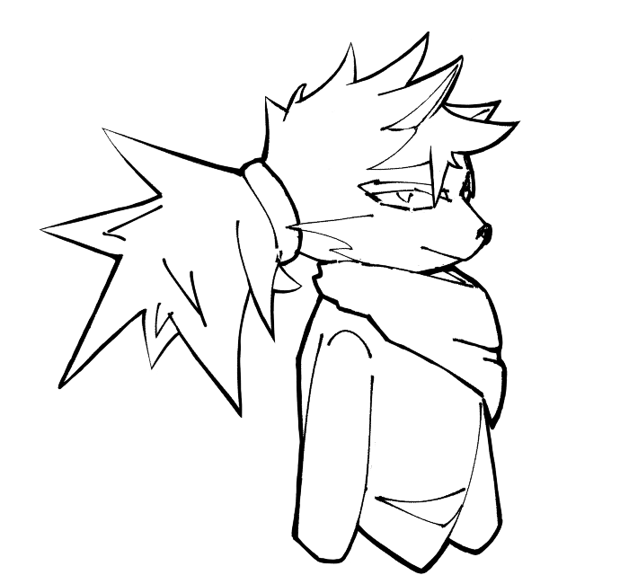 Drawing them for my ko-fi examples, this is Pyrite, y'all :D