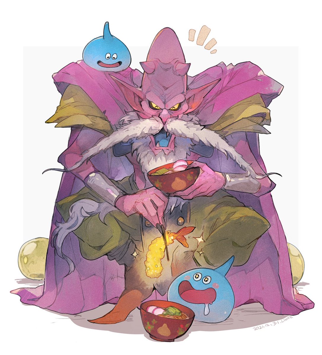 スライムには優しいデスタムーアのおじいちゃん🍤