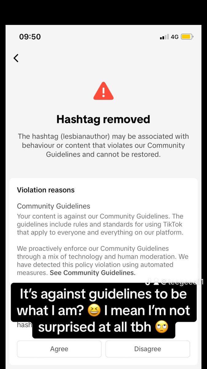 How is it against the guidelines to be a lesbian author? 🥴 yeah I’m over it at this point. The censoring and removal of my work because I like women really shows 😆