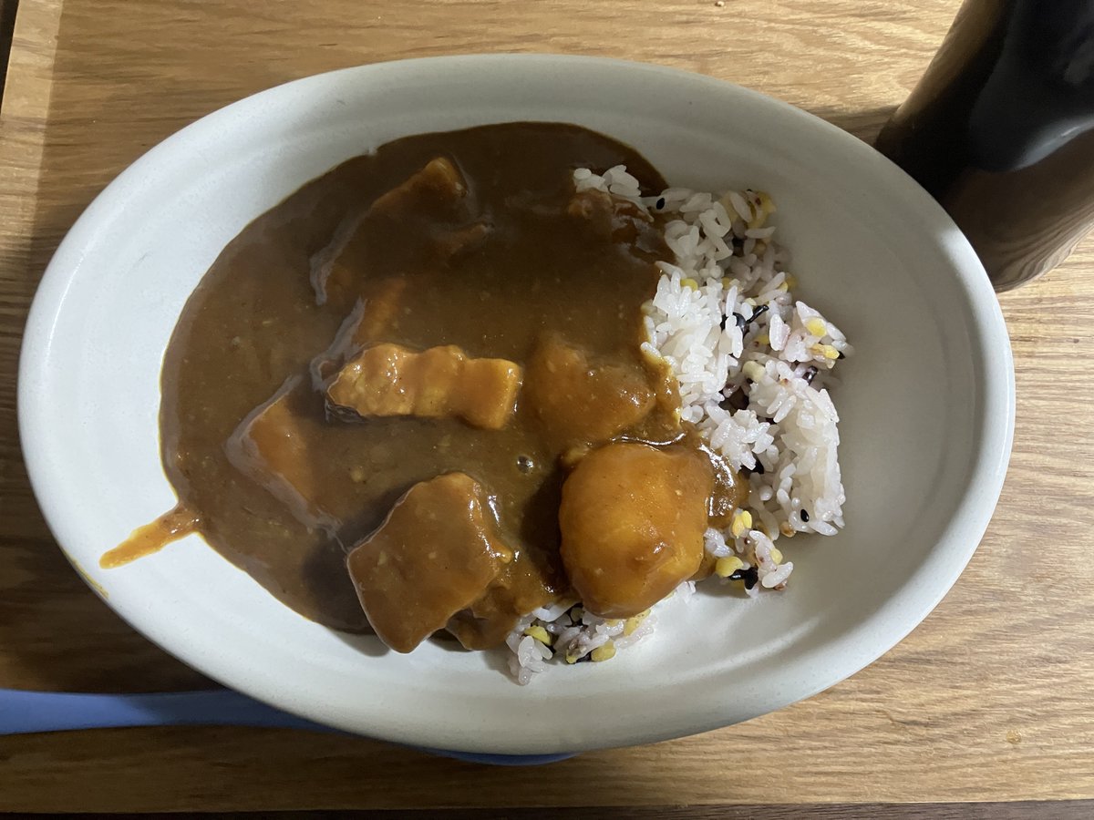 今年初の手作りカレーです！！ 上手く作れた！