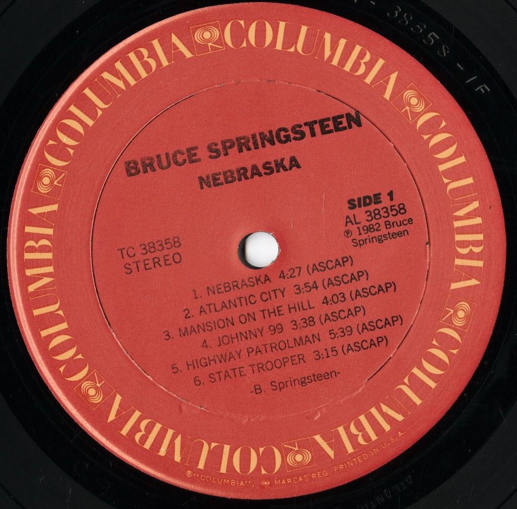 Bruce Springsteen / Nebraska】82年発表作。彼の声とギター、そして