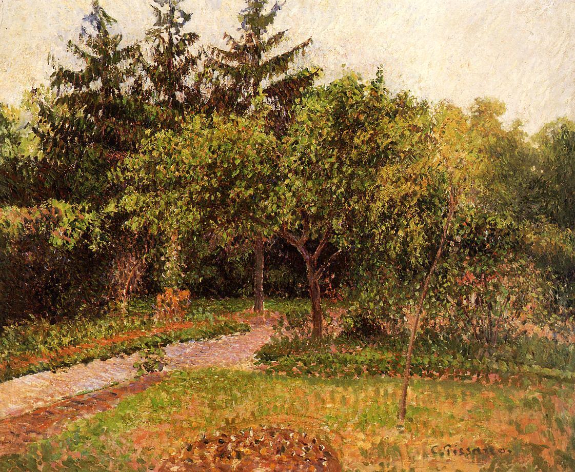 The Garden at Eragny #artbots #pissarro