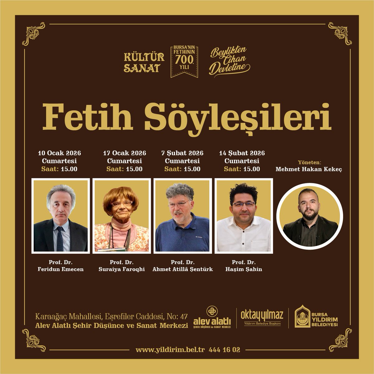 Bursa'nın fethinin 700. yıl dönümünü farklı açılardan ele alacağız.