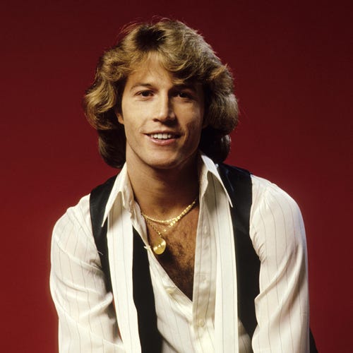 wanedavis's tweet photo. I was watching old Ed Sullivan Show clips and Andy Gibb comes on.

I couldn’t stop staring thinking… who does he remind me of?

Then it hit me.

Matthew Stafford.

🎶 Night Fever, Night Fever… 🎶

#Rams #LosAngelesRams #MatthewStafford #NFL https://t.co/DtmN459ZLb