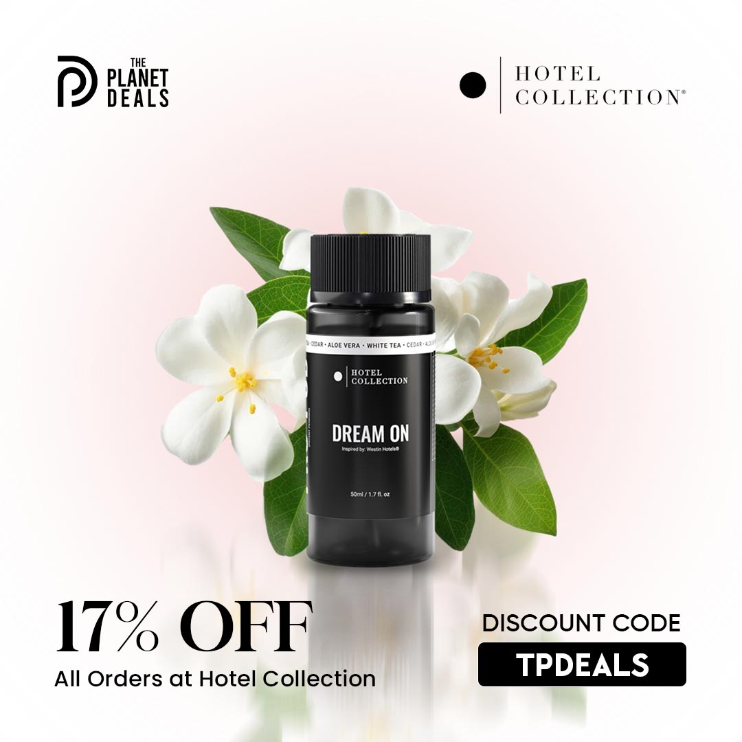 PlanetDealsOff's tweet image. Bring the luxury hotel scent experience home with Hotel Collection.
Premium candles, diffusers, and room sprays inspired by world-class hotels.
💎 Save 17% OFF with code TPDEALS
👉 Explore verified deals at The Planet Deals

#HotelCollection #LuxuryHomeScents #HomeFragrance