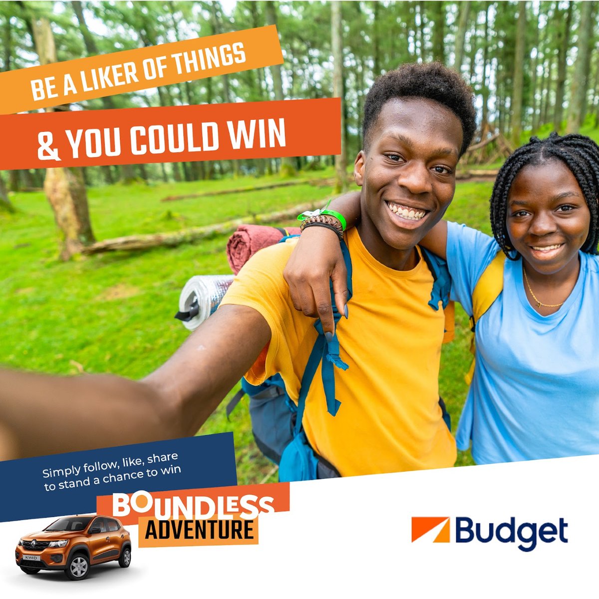 Imagine winning for simply doing what you do on the daily. Wild, right? Simply Follow, Like, Share or Comment on our #LikerOfThings posts on all social media platforms and tag your friends/family to stand the chance to win a boundless adventure weekend for 4 worth R7500. Push