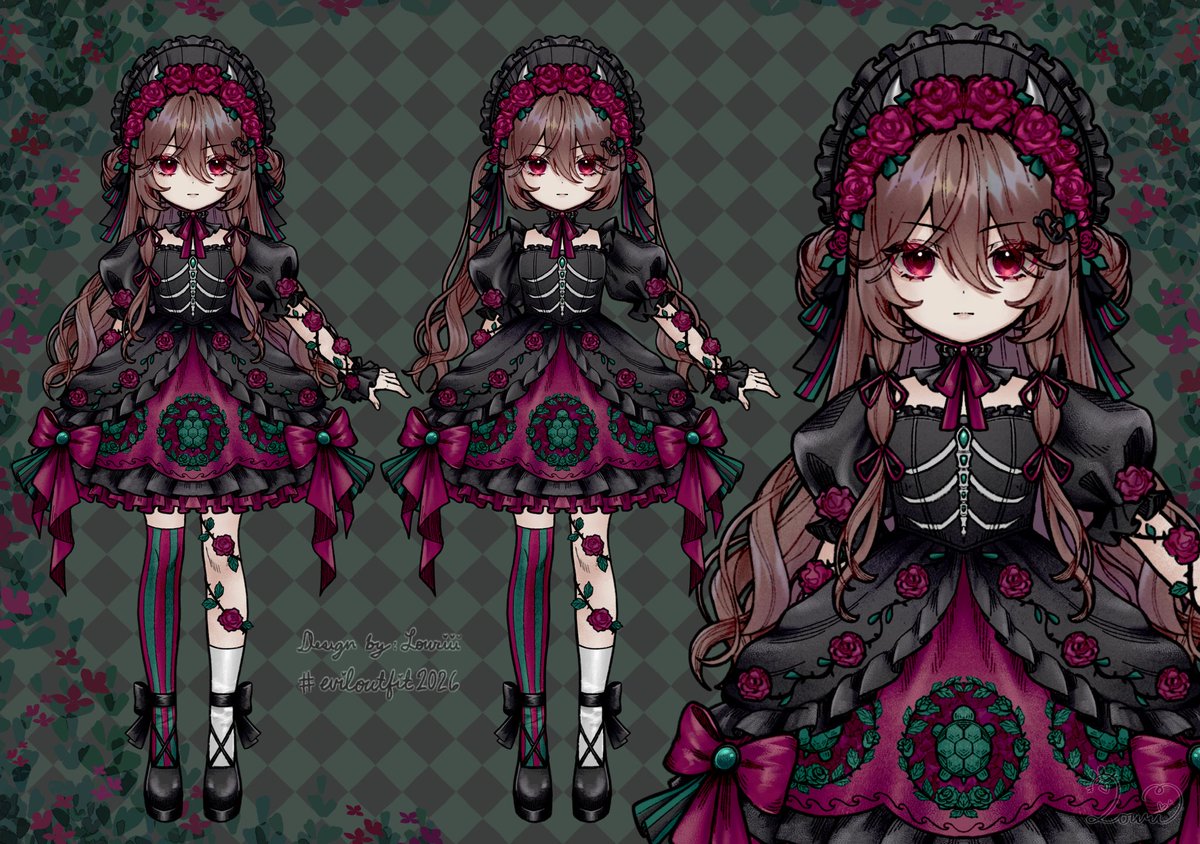 Victorian doll Evil ♥️🖤🌹

#eviloutfit2026