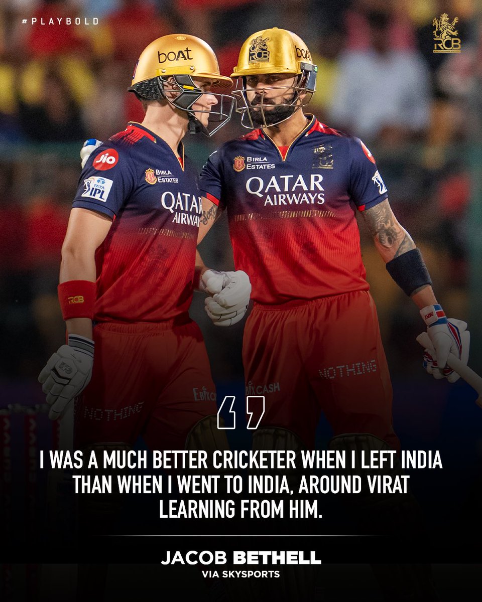RCBTweets's tweet photo. The best classrooms do not have walls. 🙌

Time spent around Virat is time spent growing. 🫡

#PlayBold #ನಮ್ಮRCB https://t.co/6MFAS5LPp8