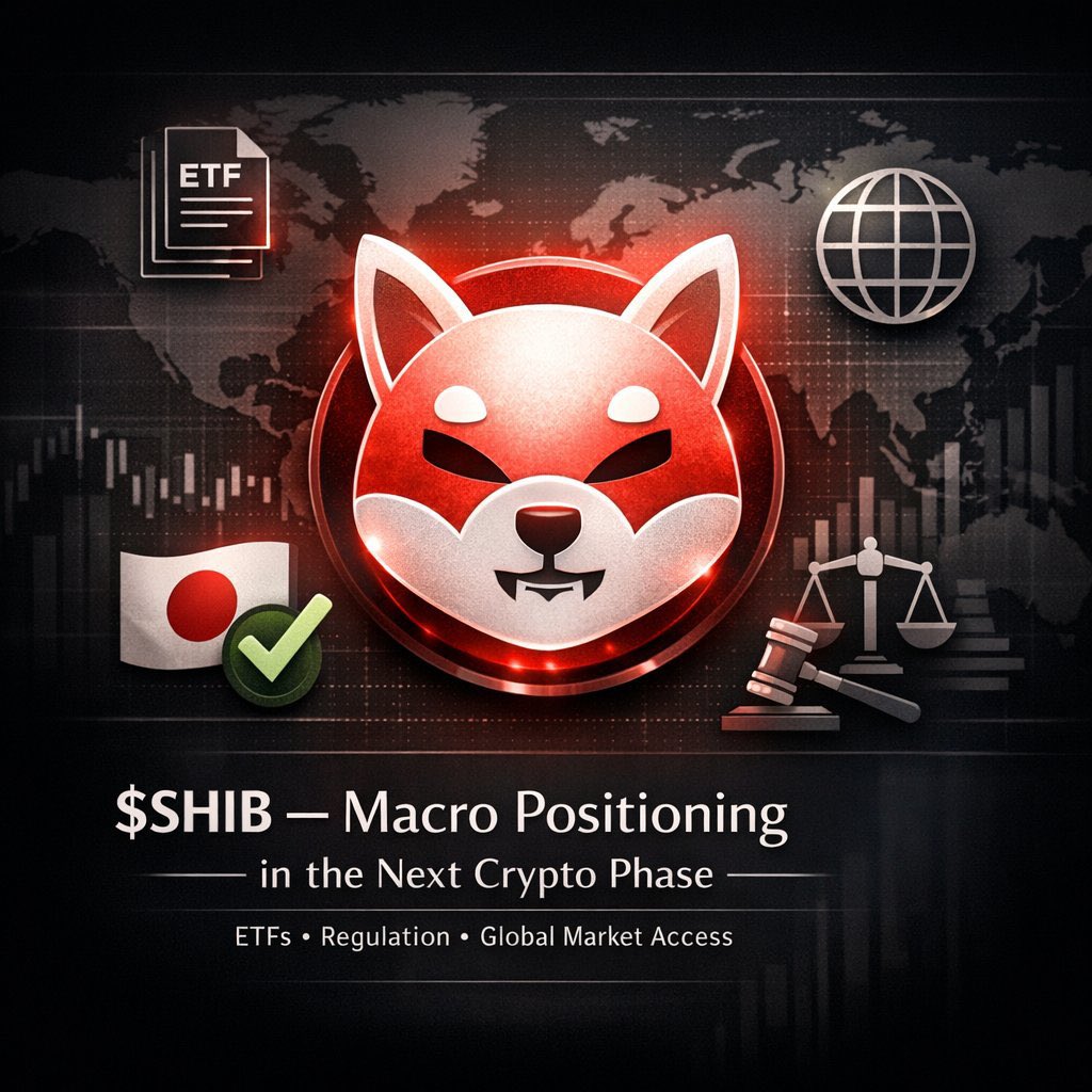 cryptoshibs's tweet image. Crypto is entering a new phase.
ETFs, regulation, and global market access are reshaping the market.

Here’s where $SHIB fits in that shift 🧵