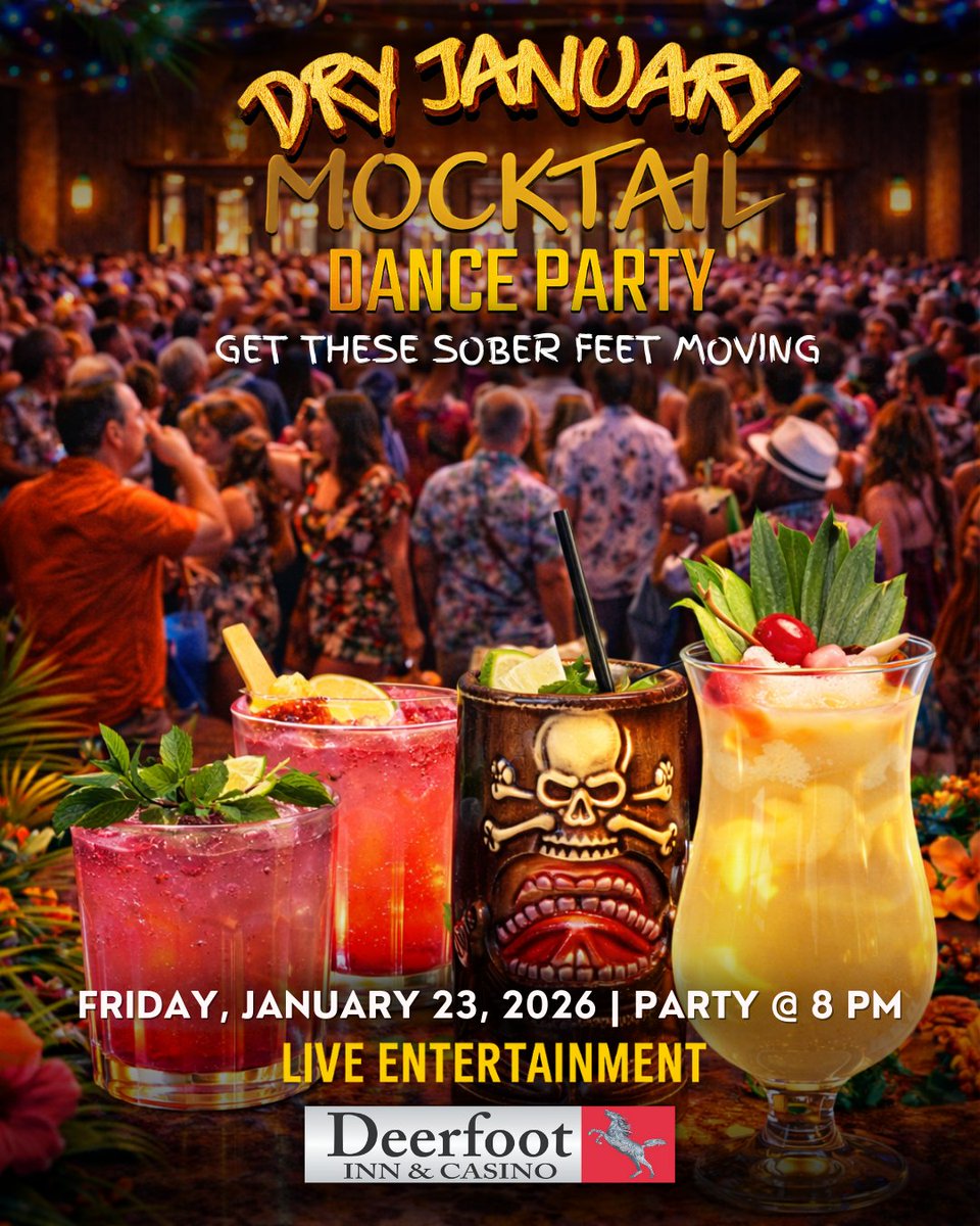 🍹 Dry January but make it fun 🌴
Join our Tiki-themed Mocktail Dance Party featuring live music by Silly Wrabbit, and a Video DJ. Expect island vibes, creative alcohol-free drinks.
 
🎟️Tickets: $20 | 📅 January 23 | Doors: 8 PM | 📍Chrome Showroom

Get your tickets now at