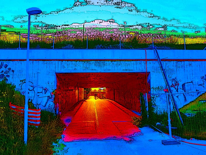 NubesDesign's tweet image. Art of the Day! "SunriseTunnel". Buy at: ArtPal.com/nubesdesignch?…