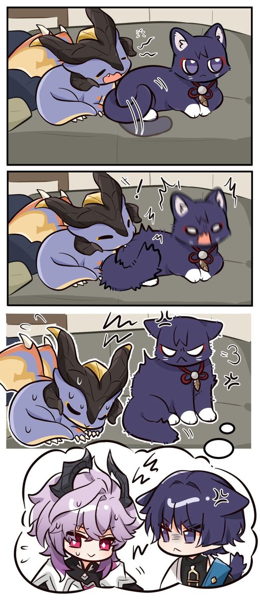 bluegreenmoon12's tweet image. I think Wanderer's attitude towards Durin depends on how Durin asks and interacts with him (although it's always very soft), like he didn't bite and scratch Durin in this situation, but when Durin asked him about his past, at first Wanderer didn't even answer him +