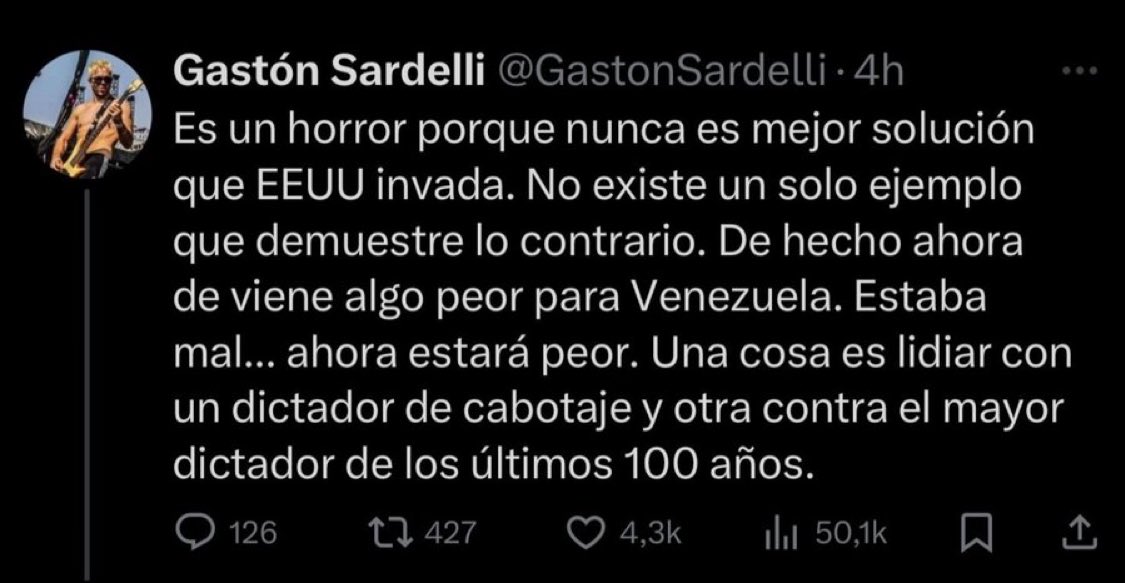 MiltonFriedom5's tweet image. Ahora dice que “estaba mal”, pero hace 1 mes no decía: “Venezuela está mal”. 

Siempre los zurdos se dedican a predecir el futuro apocalíptico que nunca se cumple haciéndose los tirapostas. Sigo esperando la venta de organos, bebés y armas en el Carrefour que traía Milei