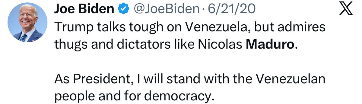 <a href="/RepMcGovern/">Rep. Jim McGovern</a> And here’s a Democratic congressman calling supporters of the president of the U.S. a cult.

Meanwhile, here’s what the last president, a Democrat, had to say about Maduro.