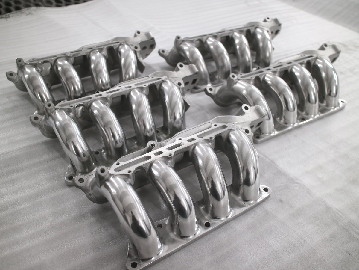 鏡面インマニも注文分＋在庫準備完了。
ここ最近だけで装着済み合わせて10個も作ってしまった。在庫3ケあります
Xから注文35000円送料無料ステッカー付
コア返却必須です。
#GE8
#フィット