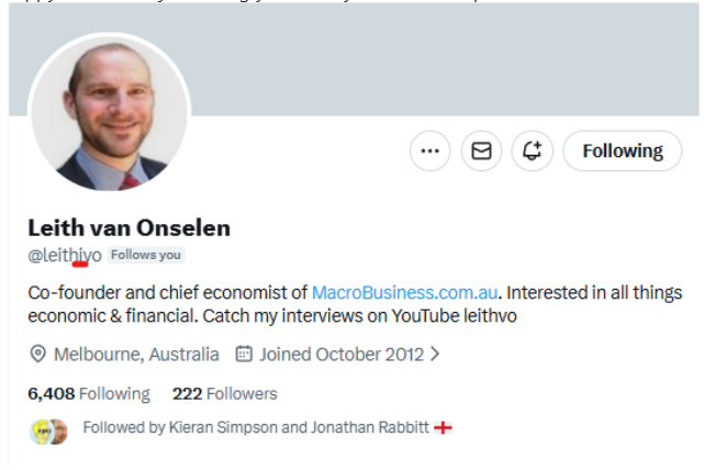 Leith van Onselen tweet media