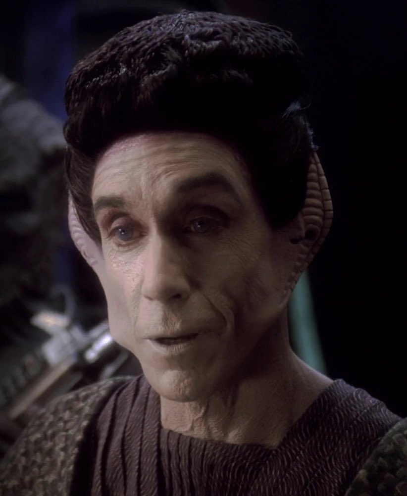 PoorFidalgo's tweet image. that time Iggy Pop played a Vorta in Star Trek: Deep Space Nine