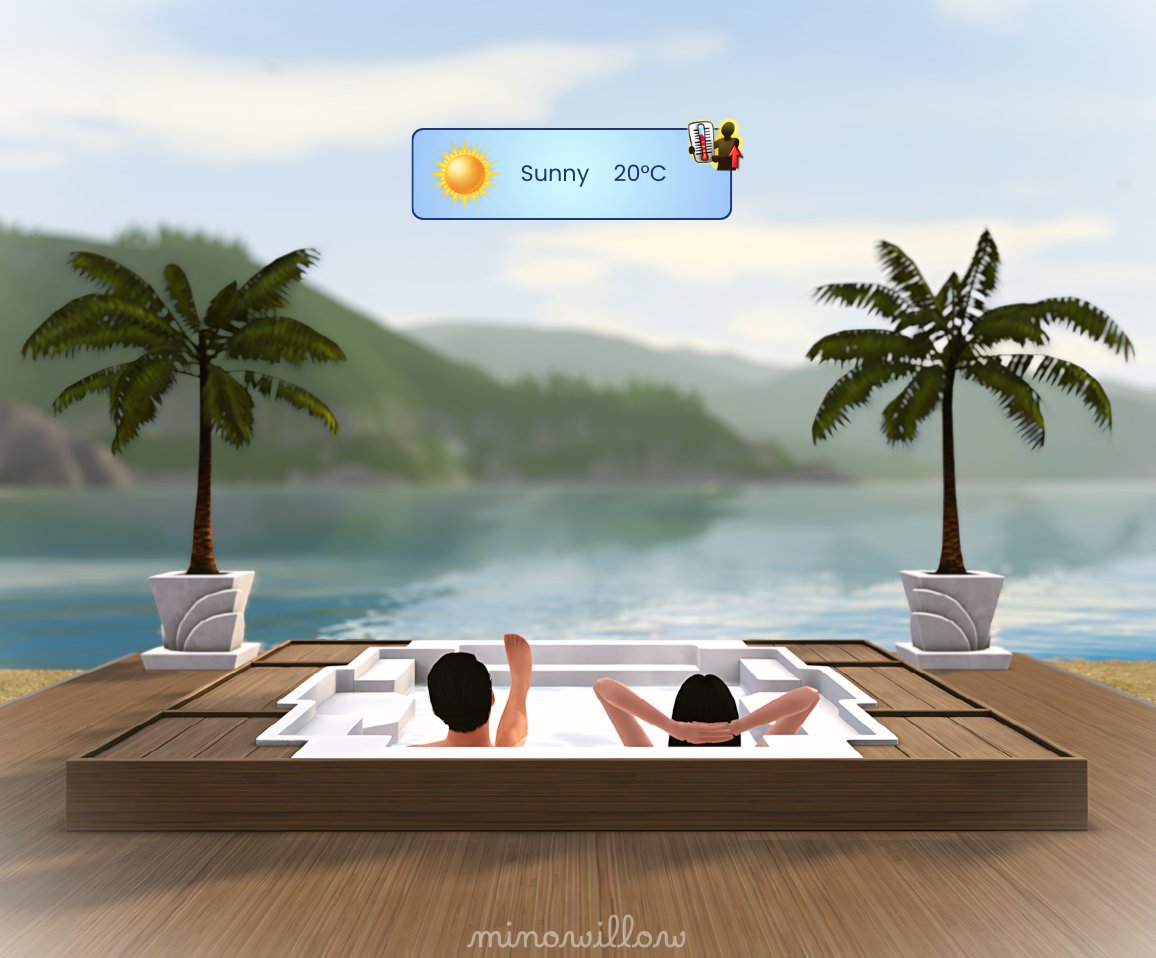 mino_willow's tweet image. It's a perfect day in Sunset Valley 🌞 ✦ #Sims3