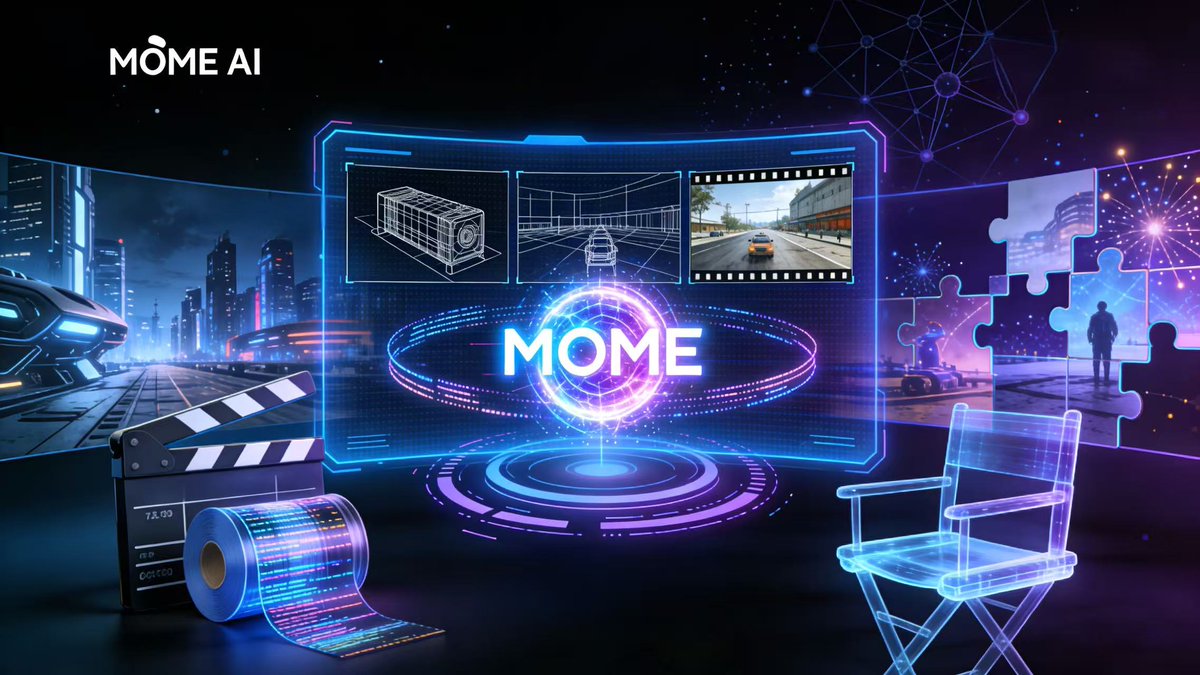 moviememe_ai's tweet image. (A new paradigm for the film industry begins now.
MOME AI Production Platform is now online,
Infusing algorithms into every creative process.
From now on, professional-grade production is at your fingertips.)
#MOME #AIFilm #Crypto