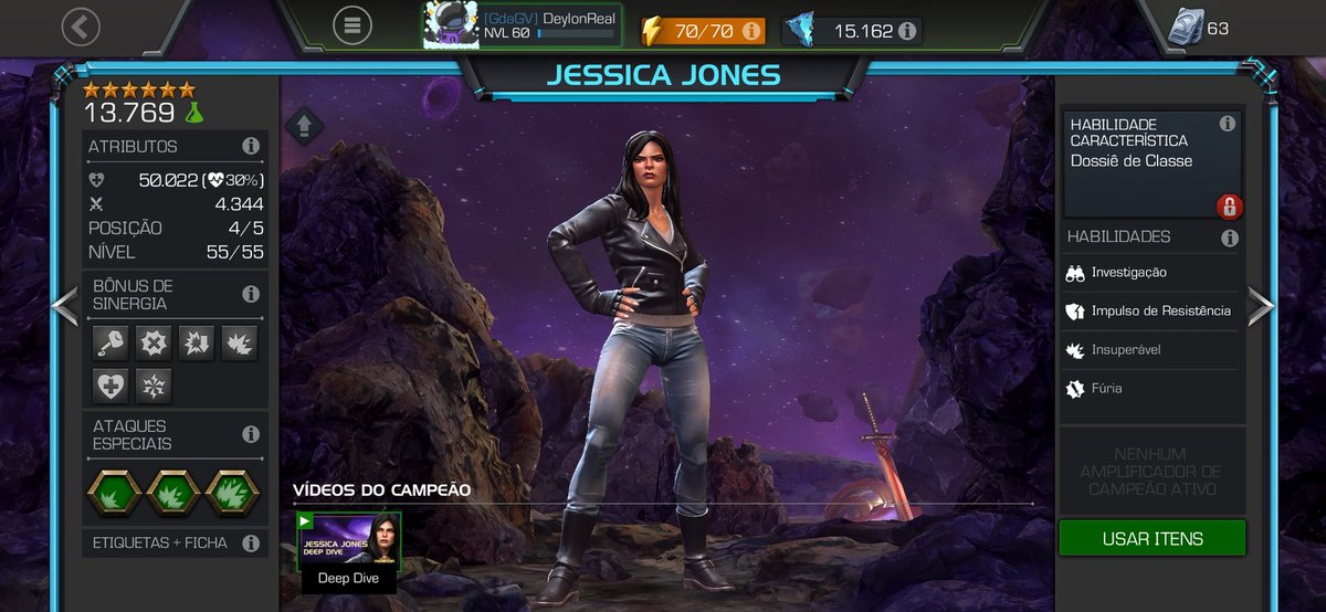 Agora sim esta tudo top peguei minha Jessica Jones 6 Estrelas valeu <a href="/MarvelChampions/">Marvel Contest of Champions</a>