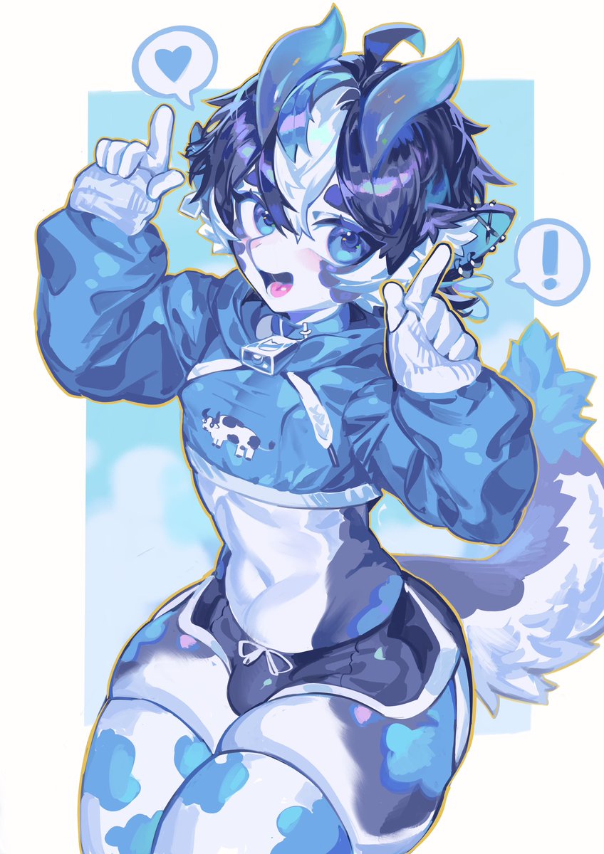 magic_dream00's tweet image. 🐄🩵 OC