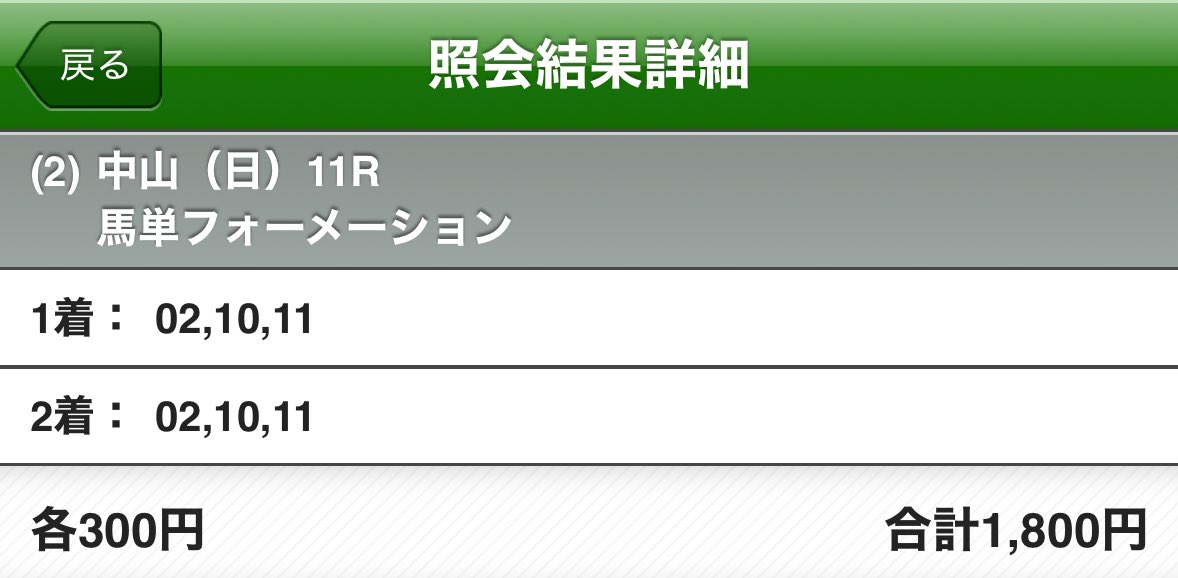 カラマティアノス１着で頼む！！！！！🙏