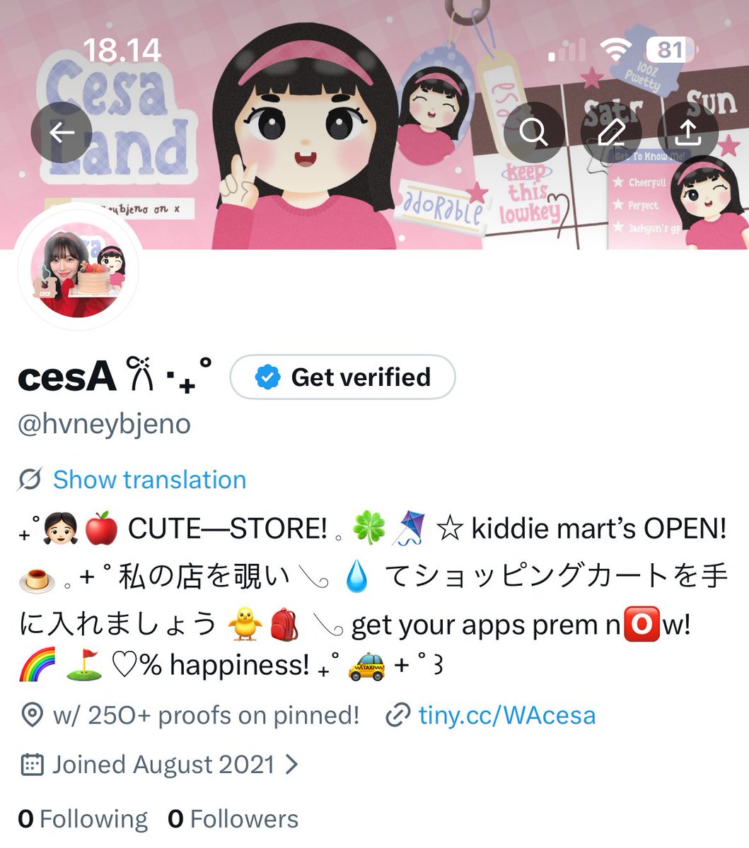 bhvneyjeno's tweet image. HELP RT!🧴🌟🩷 maaciw..

halow ada yang kenal cesA @hvneybjeno ini? yaps thats me, akunnya keambil papahk jahanam hm kayanya karena salah satu tweet aku yang rame deh.. aku mencari muts lama peliss atau muts baru juga yokk🥹✋🏻

#zonauang