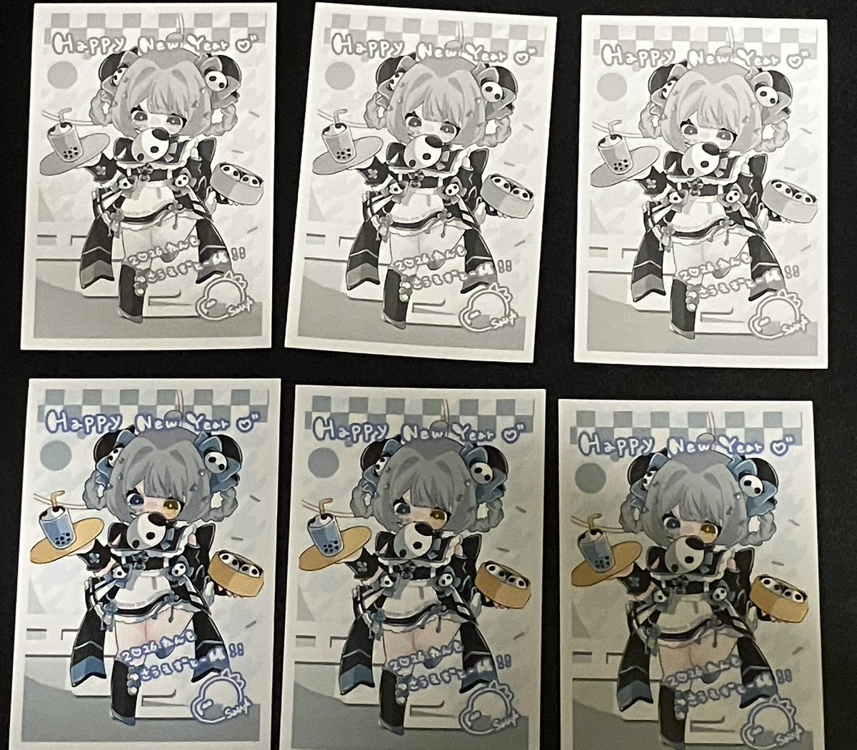 天唄のネップリ印刷してきた。ファミマプリントのランダムブロマイドに