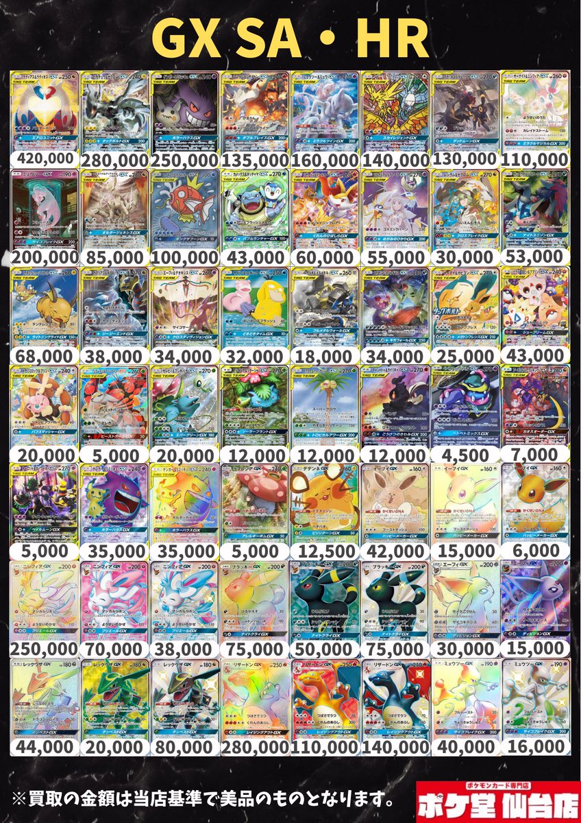 (*)様 ポケモンカードまとめ売り I bought up all the latest Pokemon cards in Japan and won the