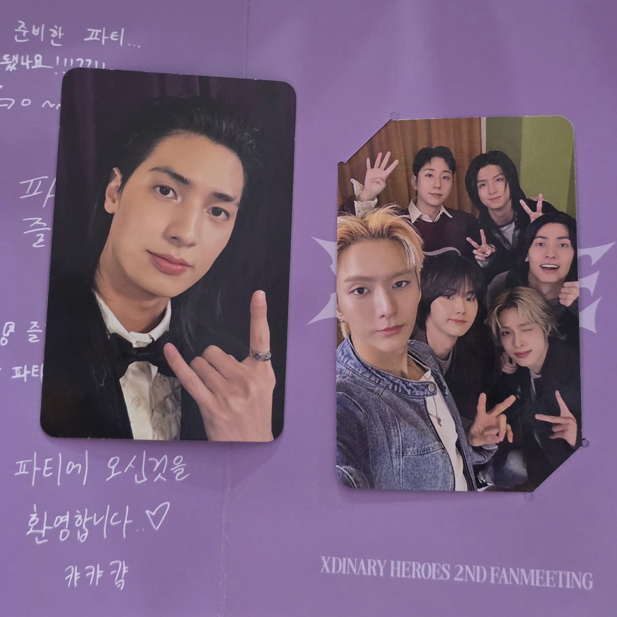 EVE020912's tweet image. 260103 260104 XCLUSIVE PARTY #주연 입장포카 ♡