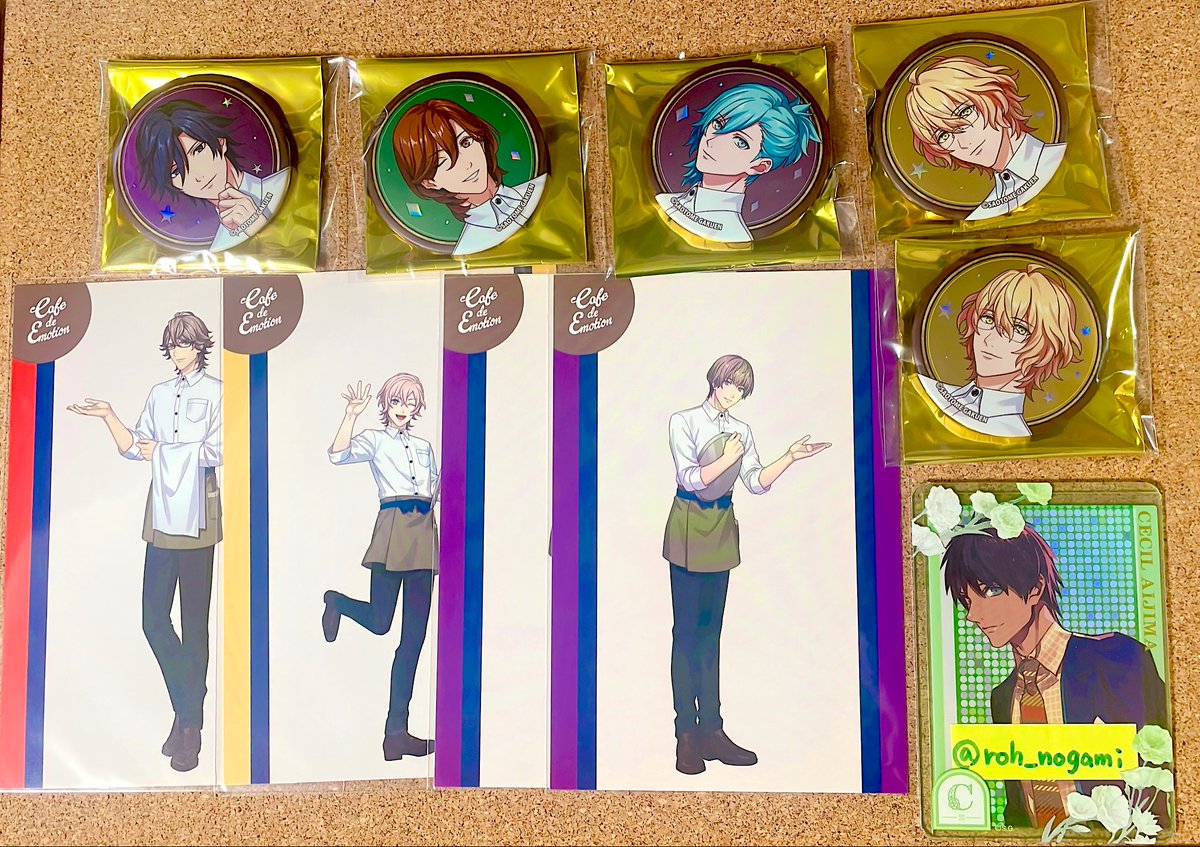 交換】うたプリ スイパラ 缶バッジ 特典 譲) 那月、トキヤ、嶺二、藍