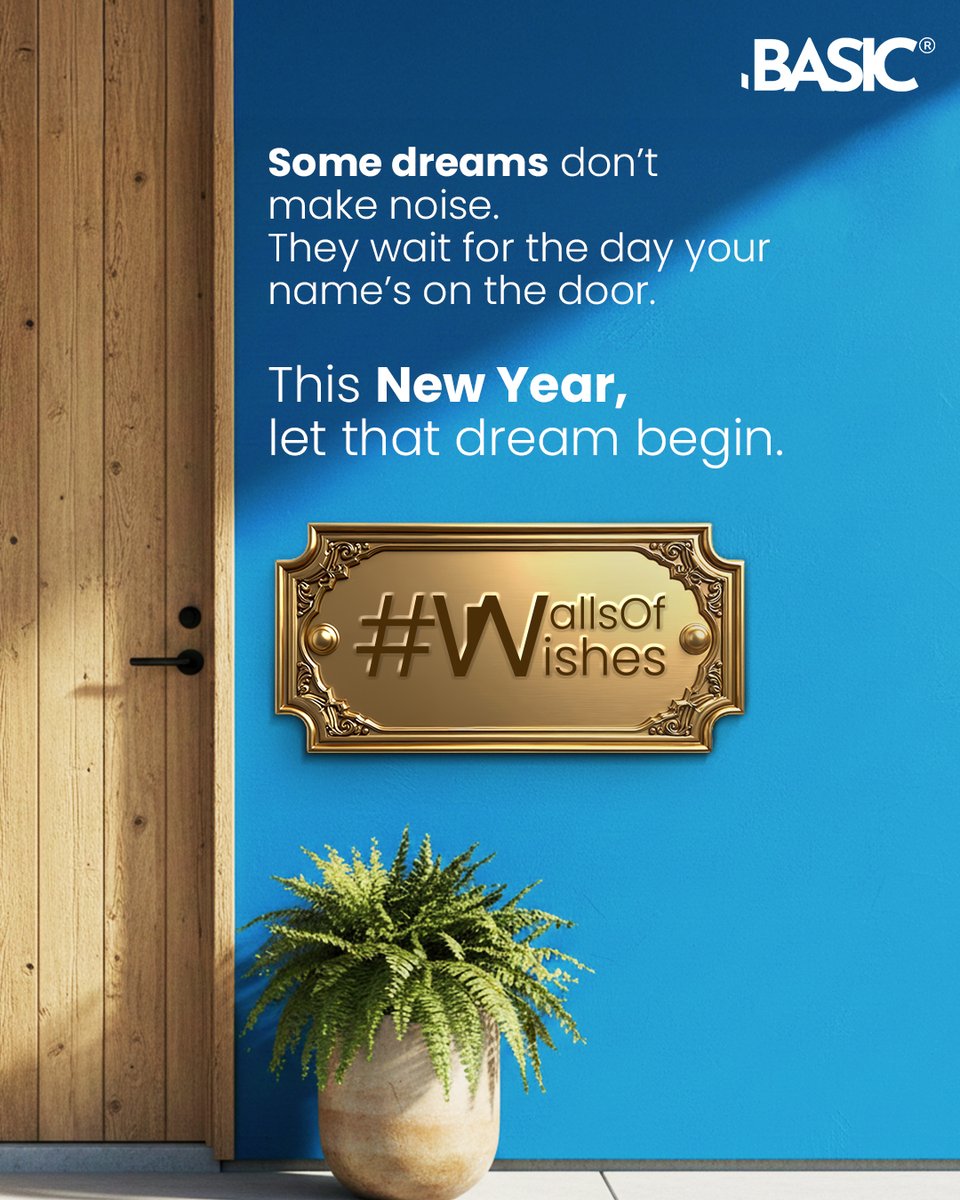May 2026 be the year you find your permanent address.

#WallsOfWishes #HappyNewYear #2026 #Address #BASICHomeLoan

[Walls Of Wishes, Happy New Year, 2026, Address, BASIC Home Loan]