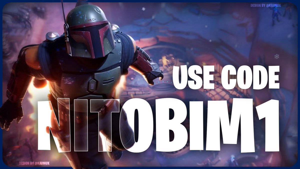 Hello my friends! 👋🙋‍♂️

My code is now ‘NITOBIM1’, please consider using it to support me, it truly helps me out a ton! 🧡

Thank you so much!  #EpicPartner