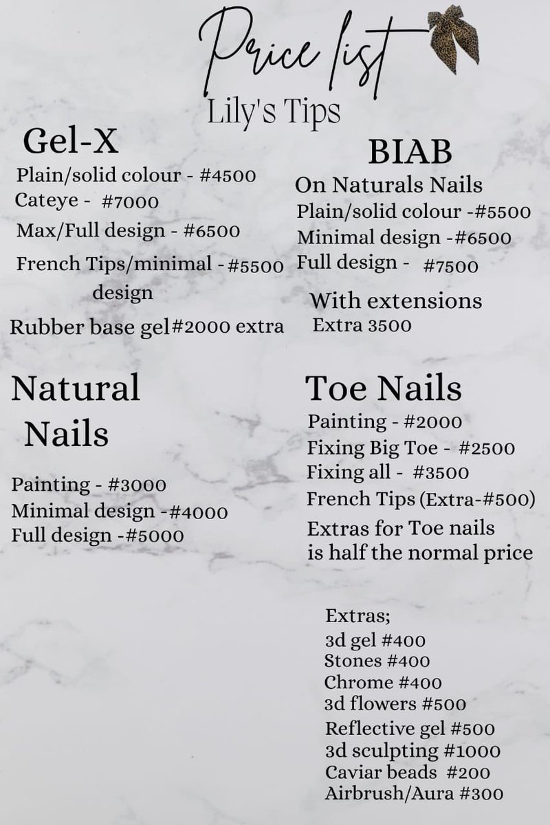 lilysTipss's tweet image. My work🌸                         My Price List💕