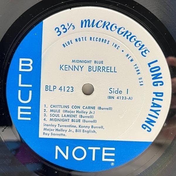 美盤!! オリジナル【MONO NEWYORK 耳 コーティング】KENNY BURRELL