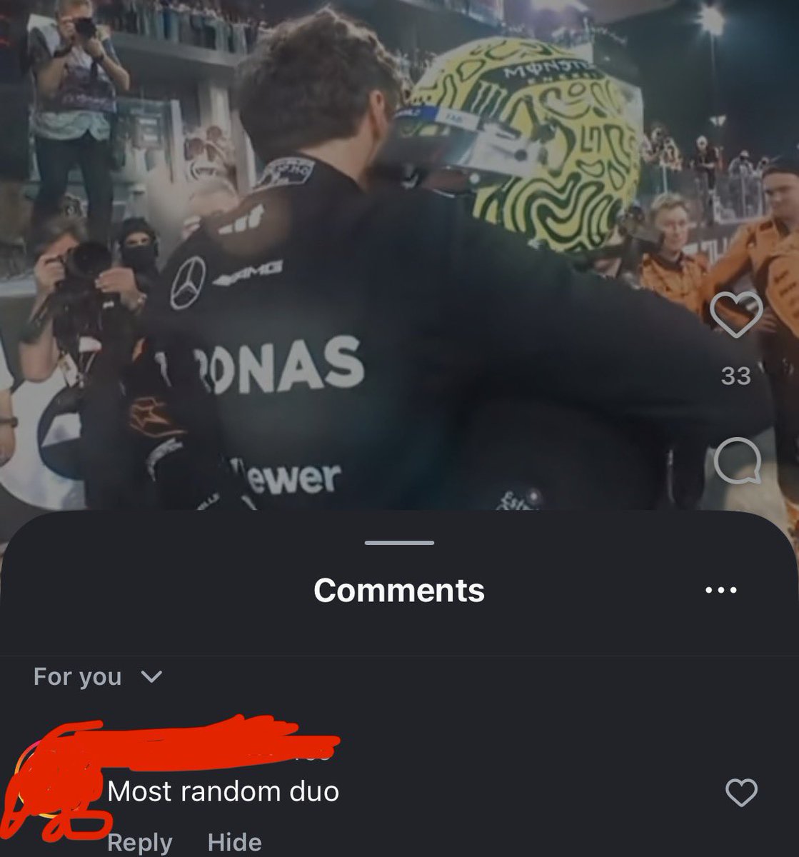 rotsoka's tweet image. “most random duo” and it’s two friends who have known each other since karting😭