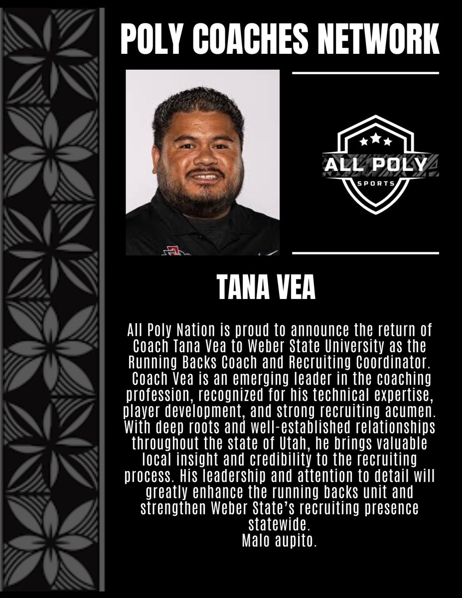 All_Poly_Sports's tweet image. Welcome home coach. Look forward to catching up soon. Malo!