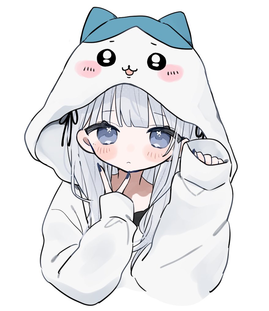 naruuu0v0's tweet image. ハチワレひめ🤍

 #うるうるすけっち