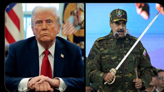 anitaklab's tweet photo. Venezuelans are rejoicing after HUMILIATING footage is released of "tough guy" Nicolas Maduro being escorted while shackled after arriving in the United States

Free Venezuela 🇻🇪 ❤️
#Venezuela #ImpeachTrumpNow #DonaldTrumpTHIEF https://t.co/RcVfv39A9Y