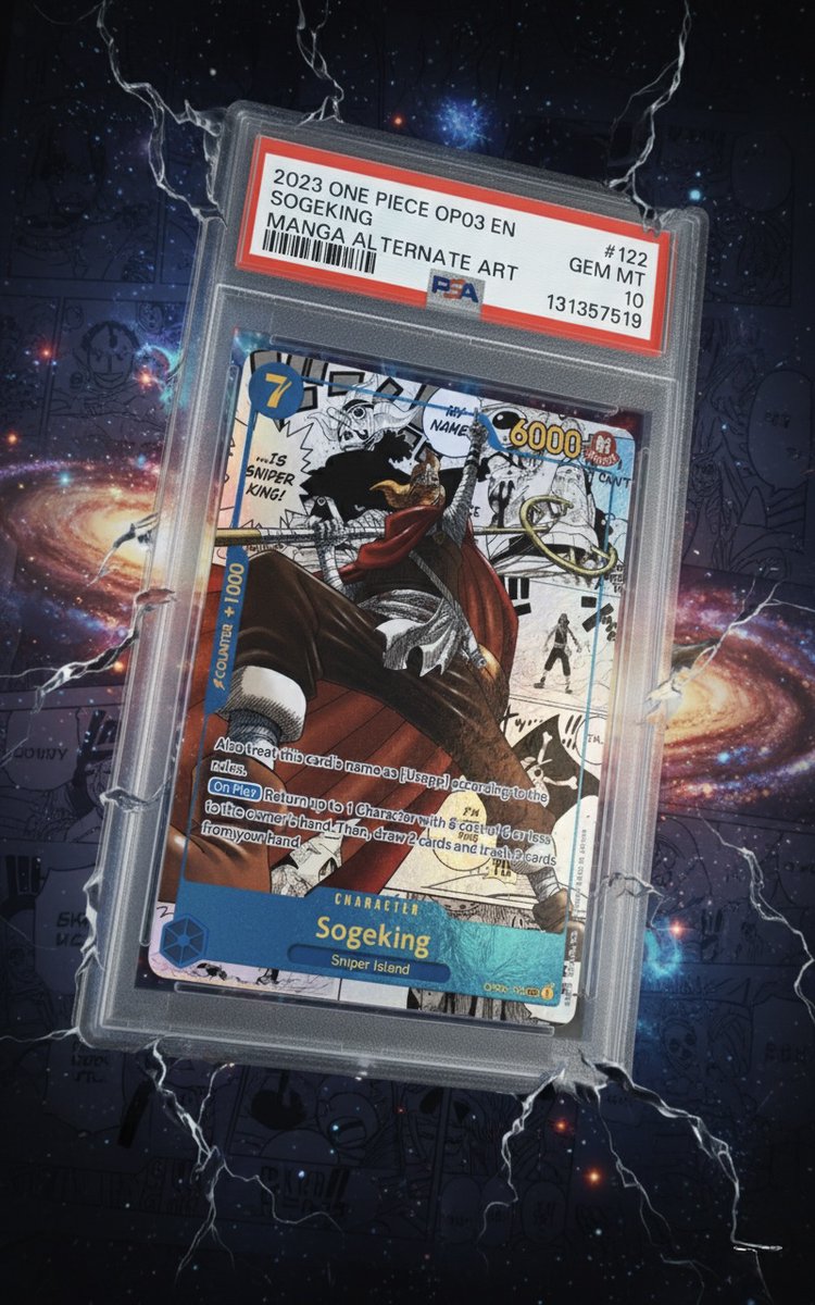 PlayKamiApp's tweet image. WE FINALLY GOT A LEGEND HIT 🏴‍☠️

Shoutout to troykim - $1,000 Legend Pack opened → Sogeking Manga Alt (OP03 #122) → $1,453.50 pull (+$453.50)

P.S. Last 24 hours to enjoy our Christmas Special! (60% rebate in points on your first Starter Pack rip)

If you want the same dopamine…