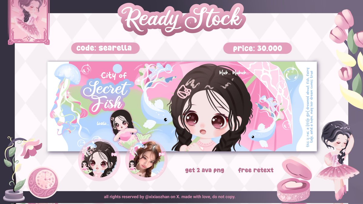 xixiaozhan's tweet image. 𐙚 ˚. Help repost thankyouu૮˃‌֊ ˂‌ აᵎᵎ🧸

Hii aku kembali lagi membawa 4️⃣ ready stock 👸muse Wonyoung foto terbaruu. Avail retext dan bundle wabis, bisa take by dm ⏰️ sekarang jugaᵎᵎ 👛 Ayoo jemput jangan sampai ketinggalan୭ᵎᵎ

🖇️˚. #zonauang