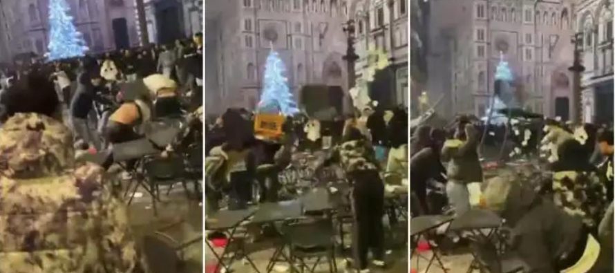 gigipodda's tweet image. **Firenze, 3 gennaio 2026** – Finalmente emerge la verità choc sulla maxi rissa di Capodanno in piazza Duomo: non una “bravata giovanile” tra gang rivali, ma un tentativo di **linciaggio etnico** contro un ventenne italiano (della Spezia o ligure), scambiato per nemico e…