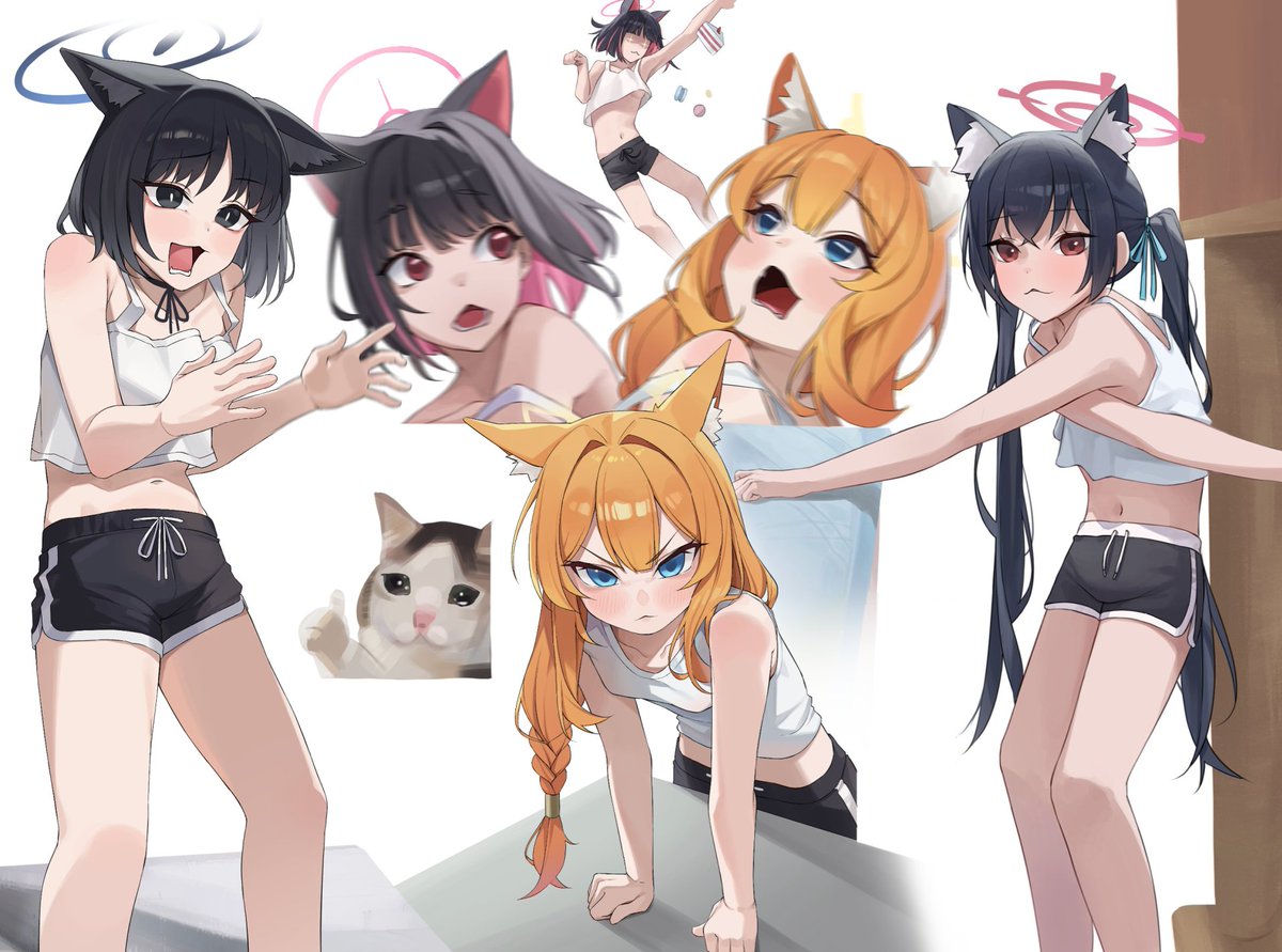 #ブルアカ
ミーム猫まとめ