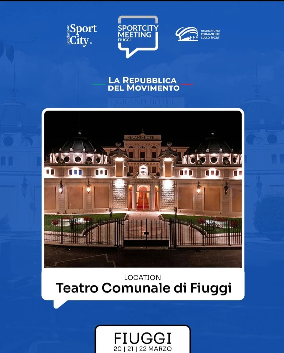 ...e sarà una edizione speciale #SportcityMeeting2026
