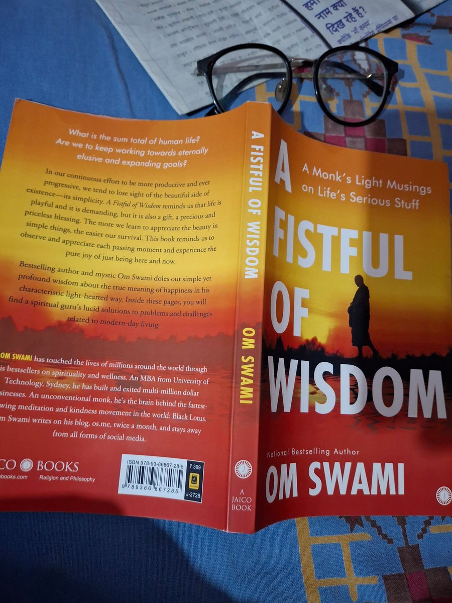 Mrinal_dev's tweet photo. Back-to-back, two books completed. If you want to read any memoir, then go for "If truth be told". You will be engrossed right from the beginning.  

A fistful of wisdom has all the knowledge that you need at any juncture of your life to simplify it. https://t.co/xfZddR083O